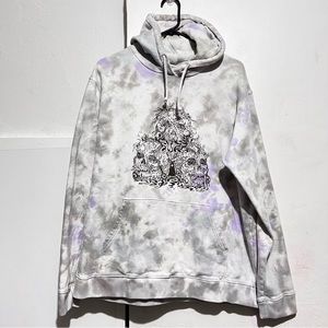 Size XL tie dye sweatshirt Fuzz band pullover :Box L03: